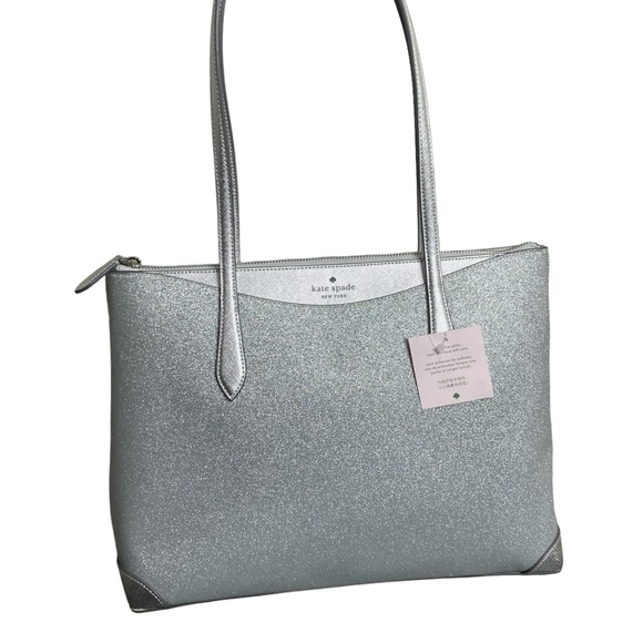 Kate Spade NWT Lunar Light Shimmy Glitter Tote K4626 - Picture 13 of 13